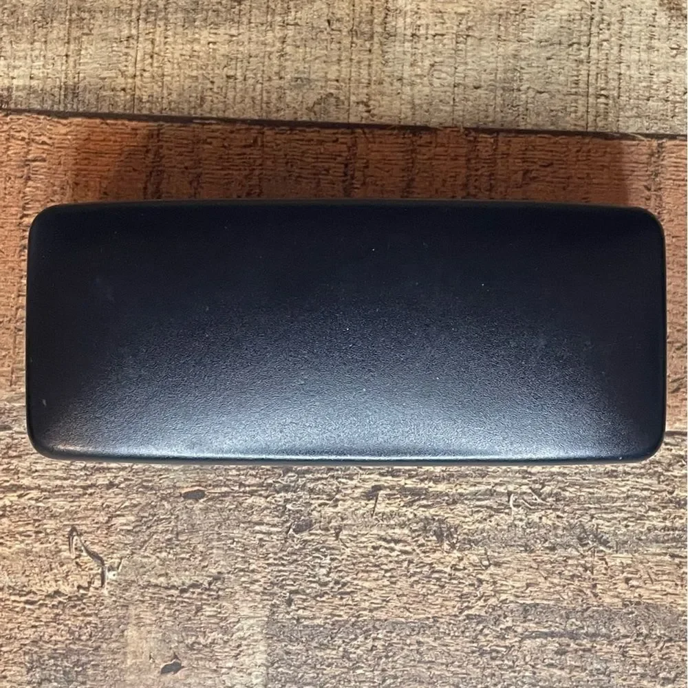 Ralph Lauren Black Eyeglasses Case Hard Clamshell Glasses Rectangle 6.75” x2.5”